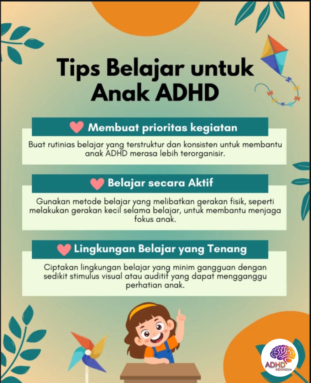 Strategi Belajar yang Cocok untuk Anak ADHD di Kabupaten Mempawah